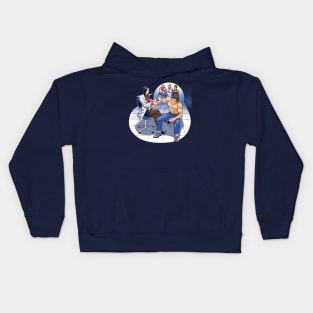 School brawl Kids Hoodie